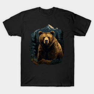 Bear Forest American Animals Wildlife T-Shirt